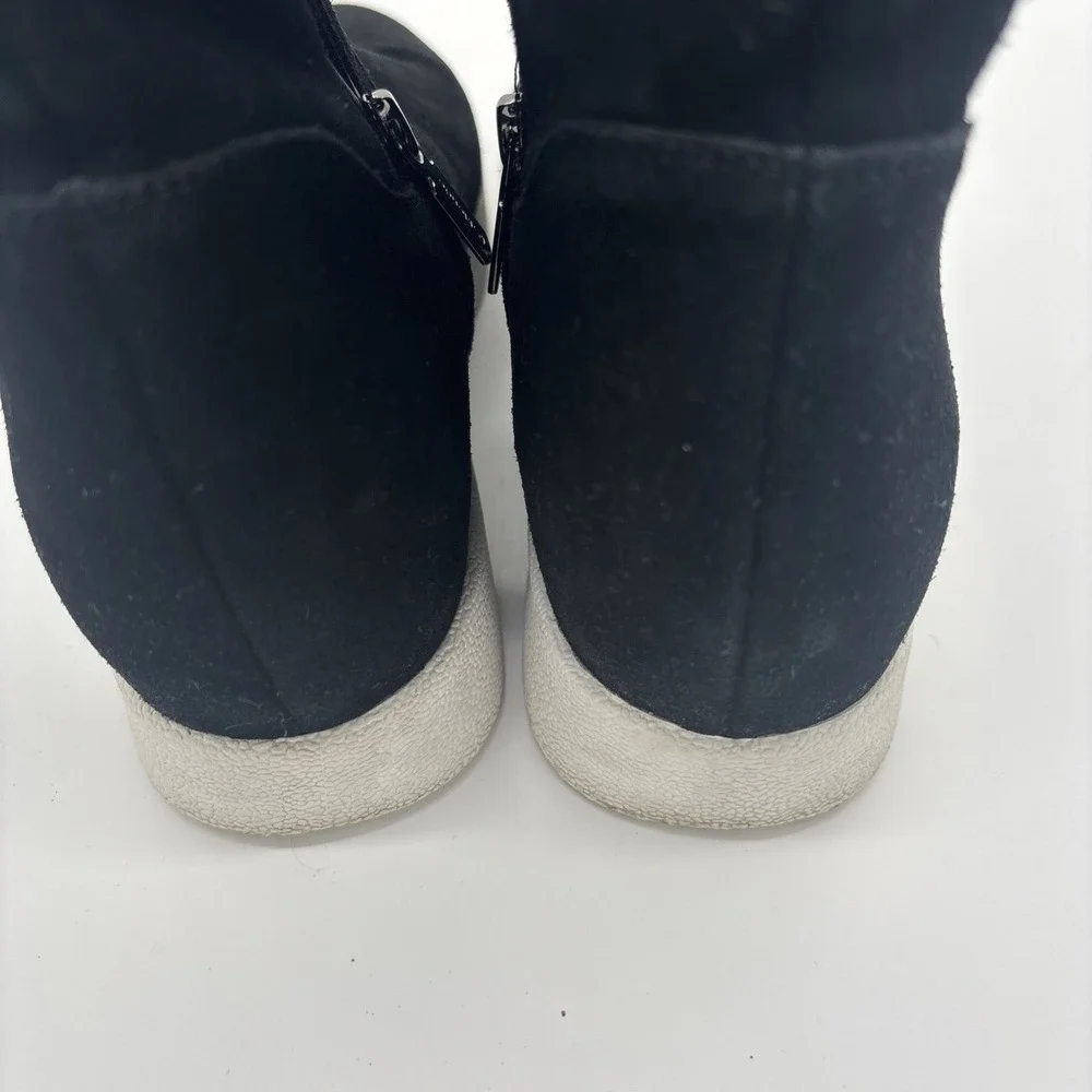 Blondo Haven Waterproof Suede Comfort Sneaker, Women's Size 9 Black. Winter Shoe